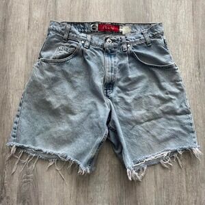 Vintage Levi's silver tab loose fit light wash jeans shorts men's size 33 waist